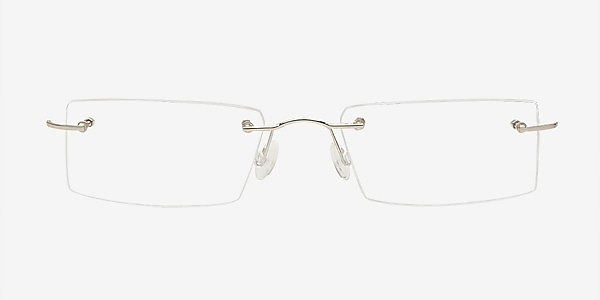 Mozdok Silver/Black Metal Eyeglass Frames
