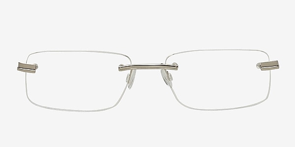 Nikolayevsk Silver Metal Eyeglass Frames
