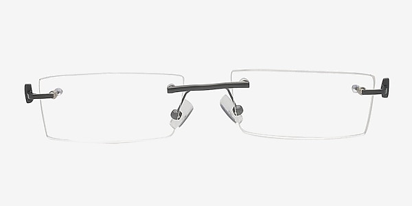 Moloka Black Metal Eyeglass Frames