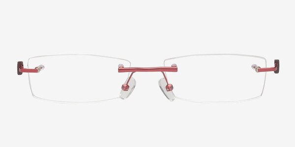 Kenai Burgundy Metal Eyeglass Frames