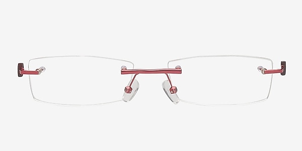 Kenai Burgundy Metal Eyeglass Frames