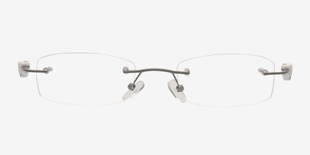 Chadron Noir MétalMontures de lunettes de vue d'EyeBuyDirect, Vue de Face