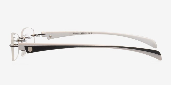 Chadron Noir Métal Montures de lunettes de vue d'EyeBuyDirect