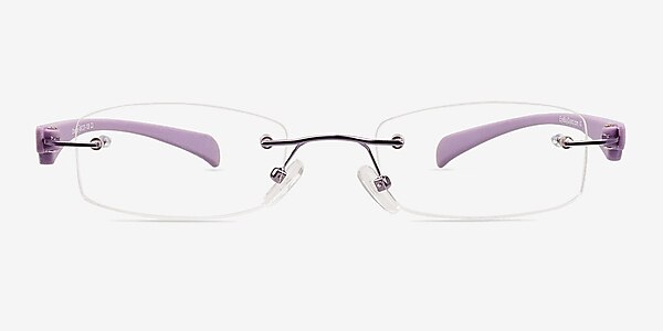 Chadron Purple Metal Eyeglass Frames