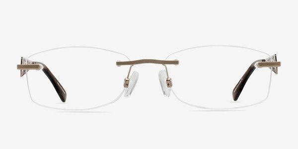Rio Brown Metal Eyeglass Frames