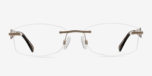 Rio Brown Metal Eyeglass Frames