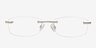 Rio Silver MetalEyeglass Frames from EyeBuyDirect, Front View