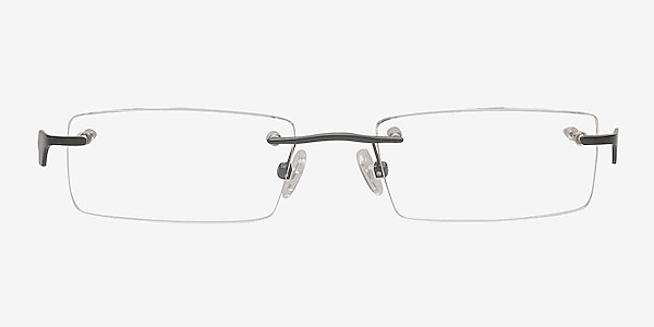 Allan Black Metal Eyeglass Frames