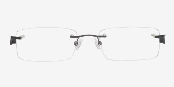 Bev Noir Métal Montures de lunettes de vue