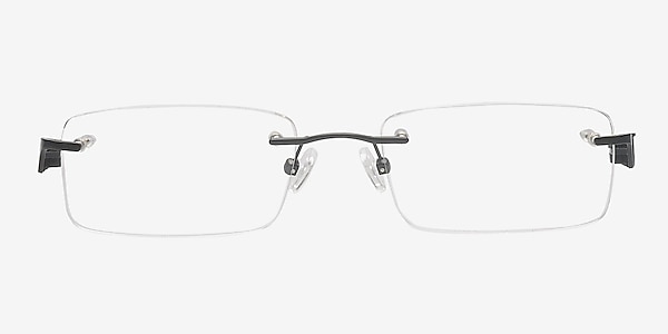 Bev Black Metal Eyeglass Frames