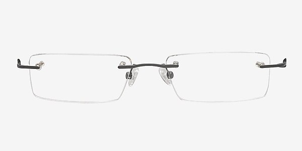 Allen Black Metal Eyeglass Frames