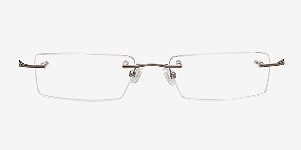 Allen Brown Metal Eyeglass Frames