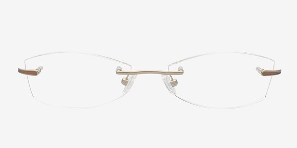 Blaine Doré Titane Montures de lunettes de vue