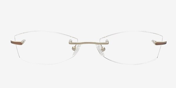 Blaine Golden Titanium Eyeglass Frames