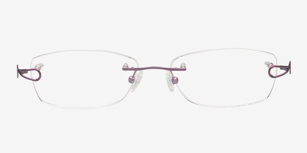 Alannah Purple Titanium Eyeglass Frames