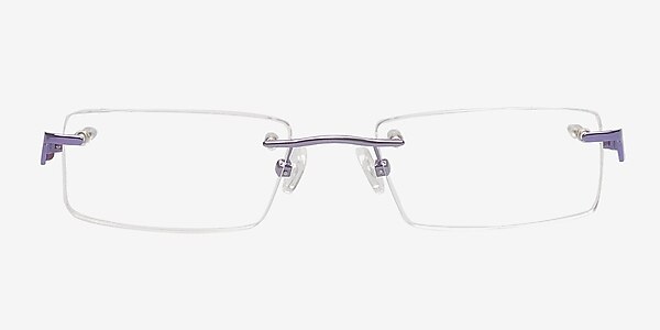 Alaya Purple Metal Eyeglass Frames