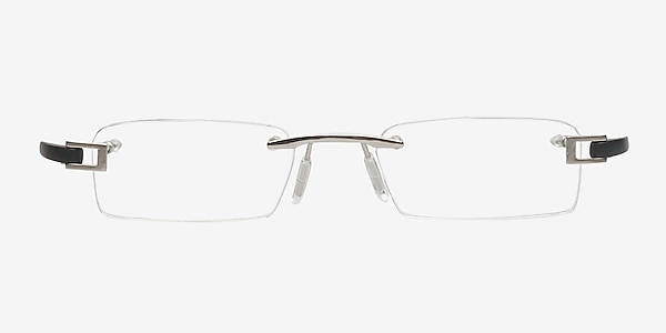 Andre Silver Metal Eyeglass Frames