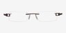 Andre Coffee MetalEyeglass Frames from EyeBuyDirect, Front View