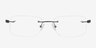 Amir Black TitaniumEyeglass Frames from EyeBuyDirect, Front View