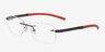 Amir Black TitaniumEyeglass Frames from EyeBuyDirect, Angle View