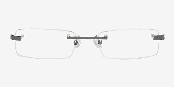 Alvaro Gunmetal Metal Eyeglass Frames