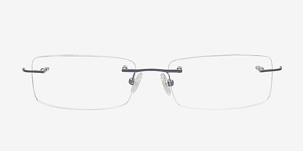 Anderson Navy Titanium Eyeglass Frames