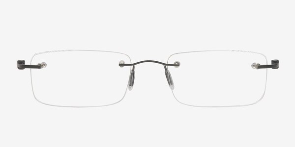 Amare Black Metal Eyeglass Frames