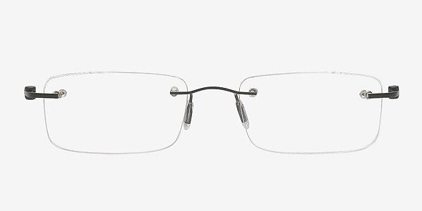Amare Black Metal Eyeglass Frames