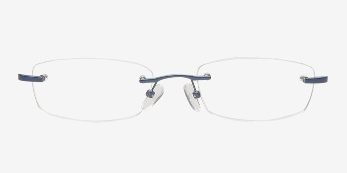 Clem Bleu marine  Métal Montures de lunettes de vue d'EyeBuyDirect