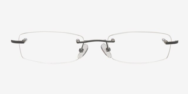 Connie Black MetalEyeglass Frames from EyeBuyDirect, Front View