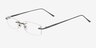 Connie Black MetalEyeglass Frames from EyeBuyDirect, Angle View