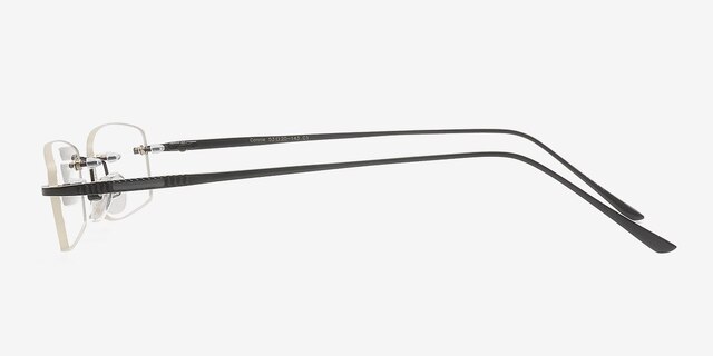Connie Black MetalEyeglass Frames from EyeBuyDirect, Side View