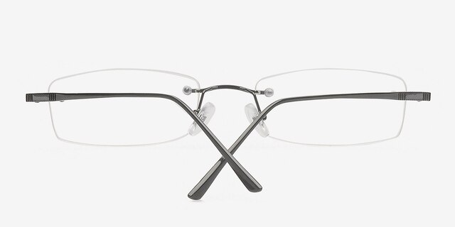 Connie Black MetalEyeglass Frames from EyeBuyDirect, Closed View