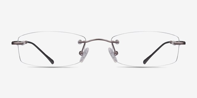 Connie Gunmetal MétalMontures de lunettes de vue d'EyeBuyDirect, Vue de Face