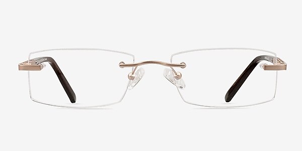 Brice Golden Titanium Eyeglass Frames