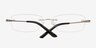 Benson Silver MetalEyeglass Frames from EyeBuyDirect, Closed View