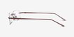 Bentlee Coffee MetalEyeglass Frames from EyeBuyDirect, Side View