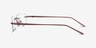 Bentlee Coffee MetalEyeglass Frames from EyeBuyDirect, Side View
