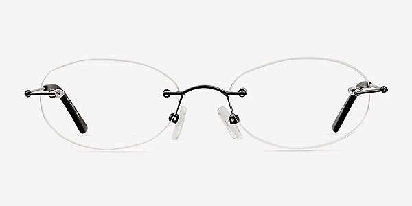 Ali Black Metal Eyeglass Frames