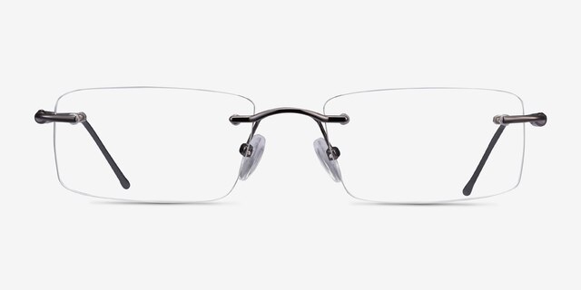 Pickering Gunmetal MétalMontures de lunettes de vue d'EyeBuyDirect, Vue de Face