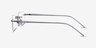 Pickering Gunmetal MétalMontures de lunettes de vue d'EyeBuyDirect, Vue de Côté