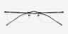 Pickering Gunmetal MétalMontures de lunettes de vue d'EyeBuyDirect, Vue Rapprochée