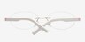 Kenai02 Silver MetalEyeglass Frames from EyeBuyDirect, Closed View