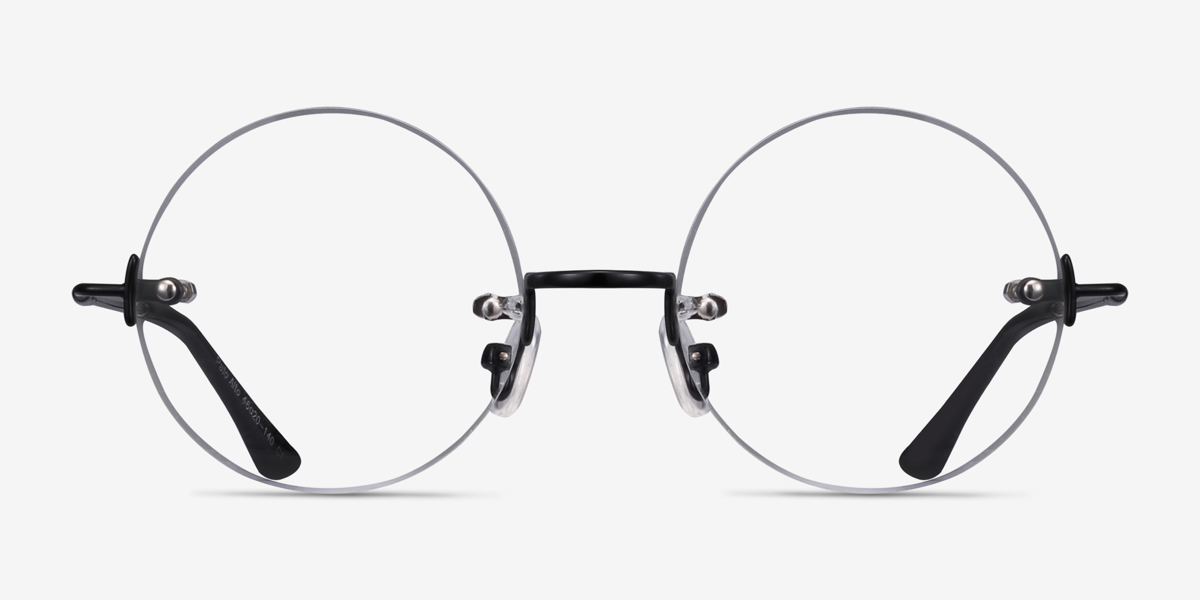 Palo Alto Round Black Rimless Eyeglasses Eyebuydirect