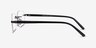 Vernon Gunmetal Acetate-metalEyeglass Frames from EyeBuyDirect, Side View