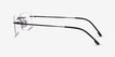 Woodrow Black MetalEyeglass Frames from EyeBuyDirect, Side View