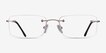 Woodrow Golden MetalEyeglass Frames from EyeBuyDirect, Front View