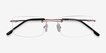 Woodrow Golden MetalEyeglass Frames from EyeBuyDirect, Closed View
