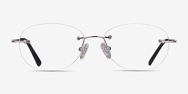 Market Argenté Métal Montures de lunettes de vue