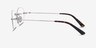 Market Silver MetalEyeglass Frames from EyeBuyDirect, Side View